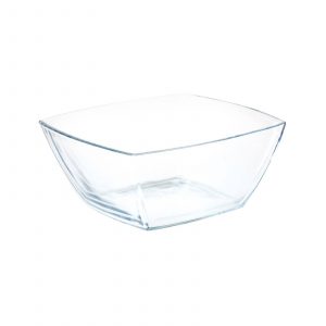 Glasschüssel eckig 26 cm