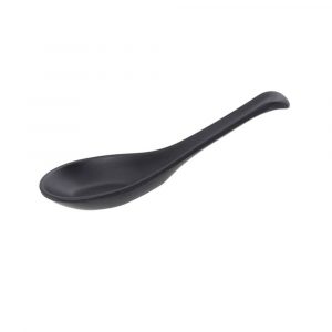 Asia Löffel Melamin schwarz klein